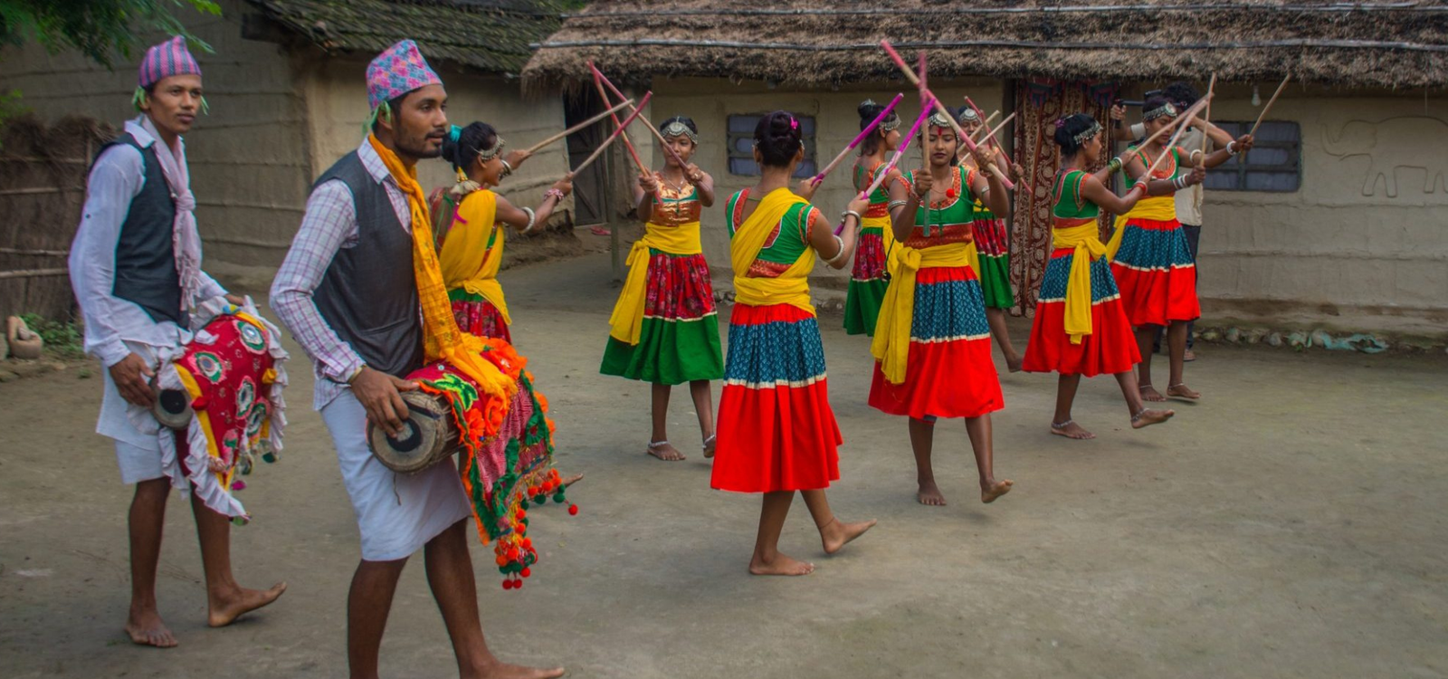 Tharu cultural performance