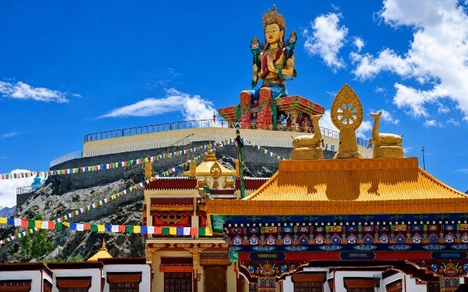 Diskit-monastery-Nubra-valley-Ladakh